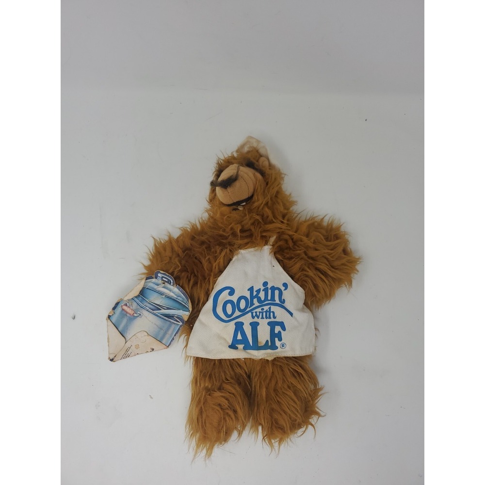 Vintage Alf Puppet 1988 Burger King Chef Cookin With Alf Plush Hand Puppet #423‎